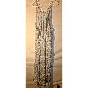 Forever 21 Womens Plus Size 3X Sundress Dress Floral Pattern Strappy Maxi